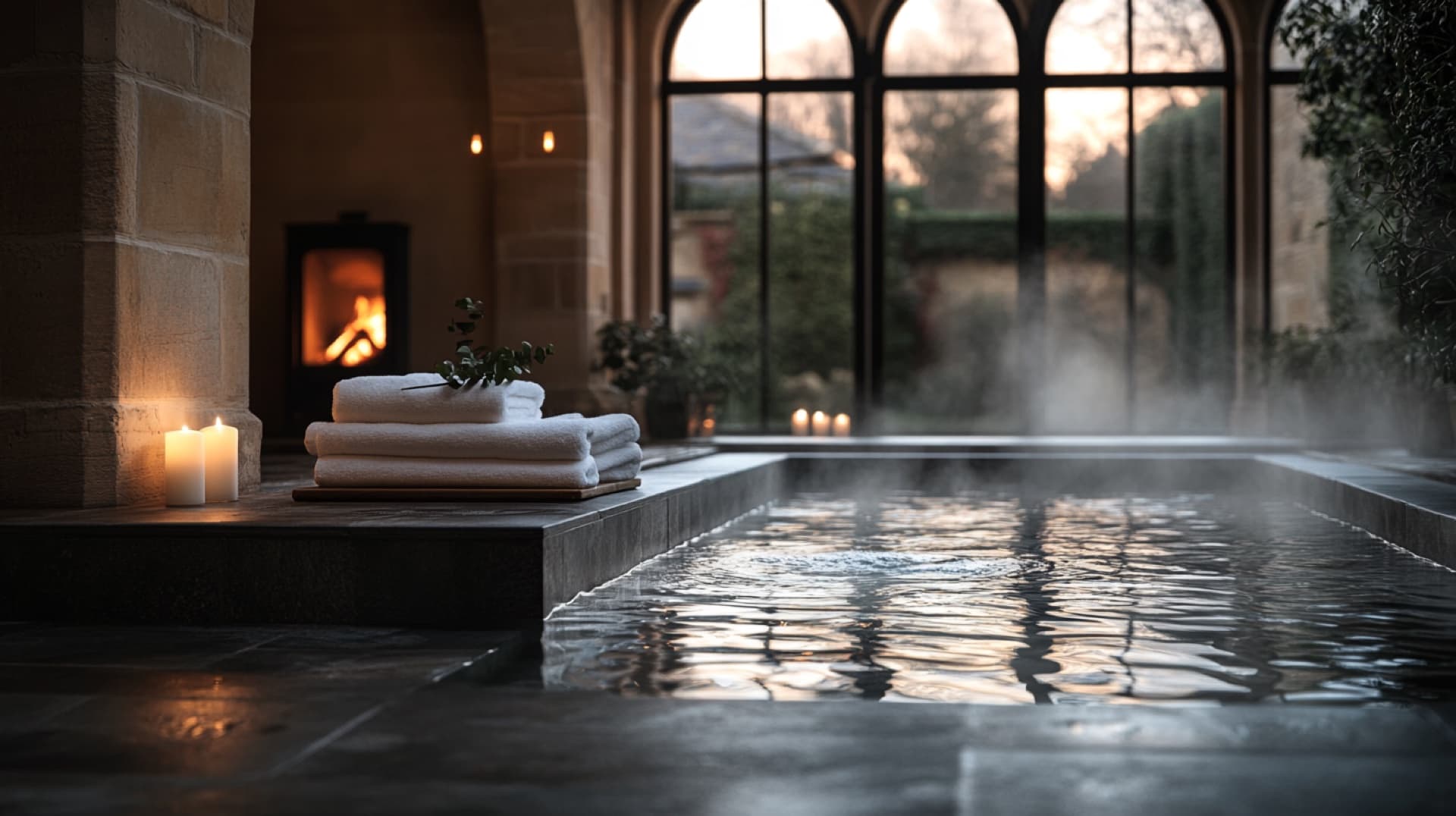 A personalised spa day keepsake ticket in a serene setting